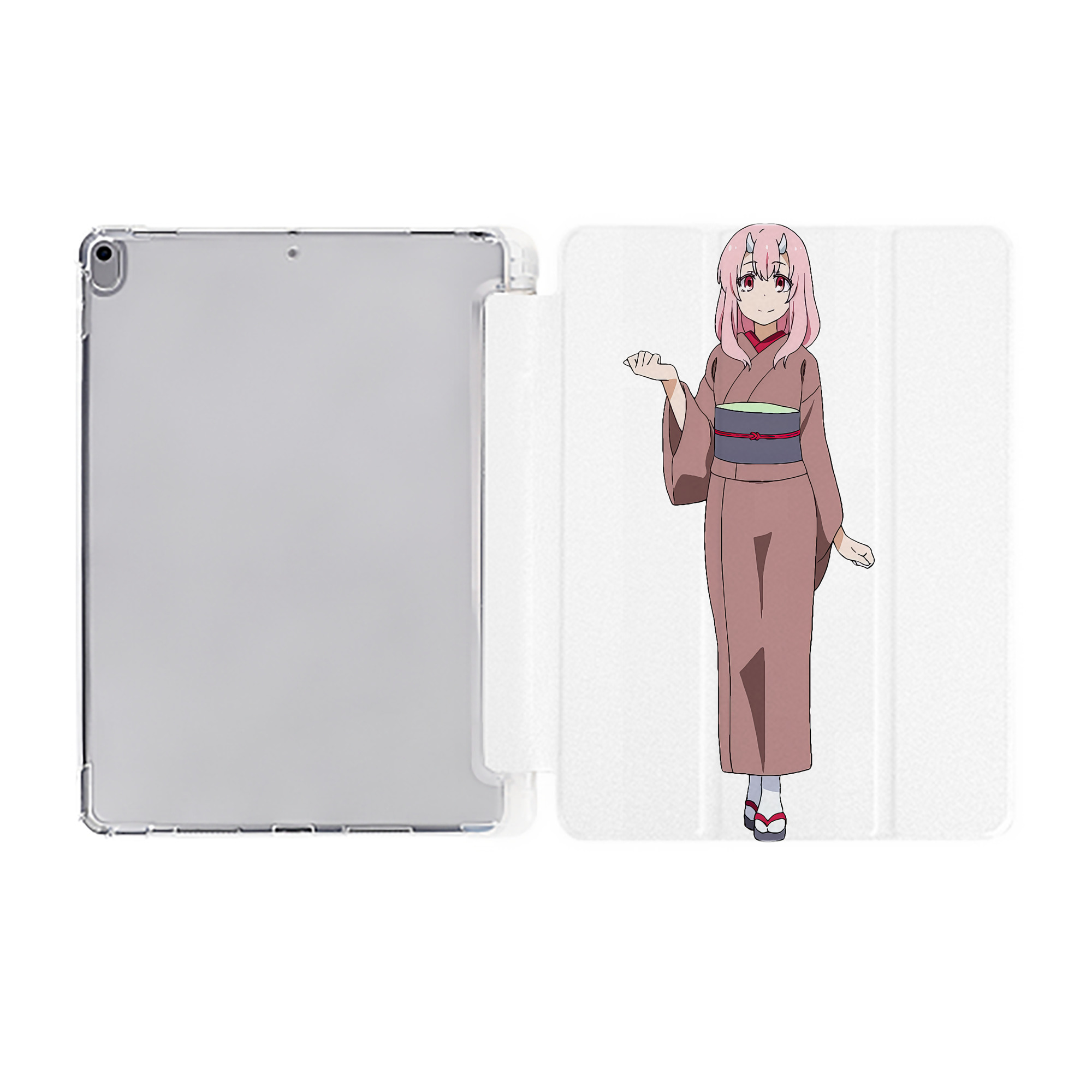 （画像用） 転スラ Regarding Reincarnated to Slime IPad ケース ペン収納付き 三つ折りスタンド PUレザー×シリコン 対応機種9.5/10.5/10.9インチ
